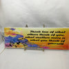 WHAT YOU THINK OF YOURSELF Funny Ceramic Tile Sign Wall Art Gift Idea Home Decor {{ JAMsCraftCloset }}