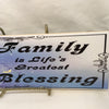 FAMILY IS LIFES GREATEST BLESSING Faith Ceramic Tile Sign Wall Art Gift Idea Home Decor {{ JAMsCraftCloset }}