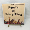 FAMILY IS EVERYTHING Faith Ceramic Tile Sign Wall Art Gift Idea Home Decor {{ JAMsCraftCloset }}
