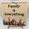 FAMILY IS EVERYTHING Faith Ceramic Tile Sign Wall Art Gift Idea Home Decor {{ JAMsCraftCloset }}