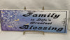 FAMILY IS LIFES GREATEST BLESSING Faith Ceramic Tile Sign Wall Art Gift Idea Home Decor {{ JAMsCraftCloset }}