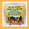 CHOOSE HOW WE DANCE TO THE MUSIC Faith Ceramic Tile Sign Wall Art Gift Idea Home Decor {{ JAMsCraftCloset }}