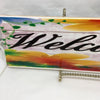 WELCOME 2 Ceramic Tile Porch Guest Room Sign Wall Art Gift Idea Home Decor {{ JAMsCraftCloset }}