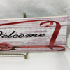 WELCOME 3 Ceramic Tile Porch Guest Room Sign Wall Art Gift Idea Home Decor {{ JAMsCraftCloset }}