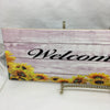 WELCOME 1 Ceramic Tile Porch Guest Room Sign Sunflowers Wall Art Gift Idea Home Decor {{ JAMsCraftCloset }}
