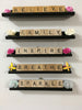 Ornament Magnet Wall Art Handmade Wooden Scrabble Pieces FAMILY Kitchen Decor JAMsCraftCloset