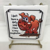 I DONT HAVE A DIRTY MIND Wall Art Ceramic Tile Sign LOVE Gift Home Decor Positive Saying {{ JAMsCraftCloset }}