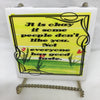 NOT EVERYONE HAD GOOD TASTE Wall Art Ceramic Tile Sign LOVE Gift Home Decor Positive Saying {{ JAMsCraftCloset }}