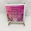 SOMETIMES IT IS NOT THE SONG Wall Art Ceramic Tile Sign LOVE Gift Home Decor Positive Saying {{ JAMsCraftCloset }}