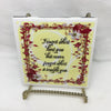 FORGOT WHAT HURT YOU Wall Art Ceramic Tile Sign LOVE Gift Home Decor Positive Saying {{ JAMsCraftCloset }}