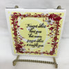 FORGOT WHAT HURT YOU Wall Art Ceramic Tile Sign LOVE Gift Home Decor Positive Saying {{ JAMsCraftCloset }}