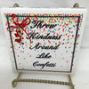 THROW KINDNESS LIKE CONFETTI Wall Art Ceramic Tile Sign LOVE Gift Home Decor Positive Saying {{ JAMsCraftCloset }}