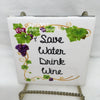 SAVE WATER DRINK WINE Digital Graphic SVG-PNG-JPEG Download Positive Saying Love Crafters Delight {{ JAMsCraftCloset }}