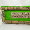 PERFECTLY IMPERFECT Wall Art Handmade Scrabble Pieces Home Decor Gift Idea {{ JAMsCraftCloset }}