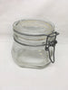 Canister Fido Bormioli Rocco Flip Top Clear Glass Jar Vintage Made in Italy Gift Idea Storage