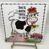 THAT IS QUEEN HEIFER TO YOU Ceramic Farm Tile Sign Wall Art Gift Idea Home Decor {{ JAMsCraftCloset }}