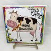 HEIFERS GONNA HATE Ceramic Farm Tile Sign Wall Art Gift Idea Home Decor {{ JAMsCraftCloset }}