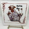 NOT IN THE MOOOD Ceramic Farm Tile Sign Wall Art Gift Idea Home Decor {{ JAMsCraftCloset }}