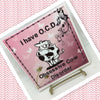 I HAVE O. C. D. OBSESSIVE COW DISORDER Ceramic Farm Tile Sign Wall Art Gift Idea Home Decor {{ JAMsCraftCloset }}