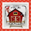I LOVE YOU TO THE BARN AND BACK Ceramic Tile Sign Wall Art Gift Idea Home Decor {{ JAMsCraftCloset }}
