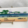 LIFE IS BETTER AT THE BEACH Ceramic Tile Sign Wall Art Gift Idea Home Decor Positive Saying Quote Repurposed Upcycled {{ JAMsCraftCloset }}