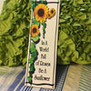 IN A WORLD FULL OF ROSES Ceramic Tile Sign Wall Art Wedding Gift Home Decor {{ JAMsCraftCloset }}