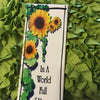 IN A WORLD FULL OF ROSES Ceramic Tile Sign Wall Art Wedding Gift Home Decor {{ JAMsCraftCloset }}