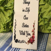 THE GOOD THINGS IN LIFE ARE BETTER WITH YOU Ceramic Tile Sign Wall Art Wedding Gift Home Decor {{ JAMsCraftCloset }}
