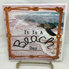IT IS A BEACH DAY Ceramic Tile Sign Wall Art Gift Idea Ocean Lover Home Decor {{ JAMsCraftCloset }}