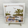 BEACH MORE WORRY LESS Ceramic Tile Sign Wall Art Gift Idea Ocean Lover Home Decor {{ JAMsCraftCloset }}
