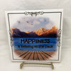 HAPPINESS IS RELAXING ON THE DECK Ceramic Tile Sign Wall Art Gift Idea Ocean Lover Home Decor {{ JAMsCraftCloset }}