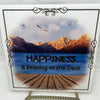 HAPPINESS IS RELAXING ON THE DECK Ceramic Tile Sign Wall Art Gift Idea Ocean Lover Home Decor {{ JAMsCraftCloset }}