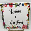 WELCOME TO OUR PORCH Ceramic Tile Sign Wall Art Gift Idea Porch Lover Home Decor {{ JAMsCraftCloset }}