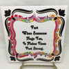 FART WHEN SOMEONE HUGS YOU Wall Art Ceramic Tile Sign LOVE Gift Home Decor Positive Saying {{ JAMsCraftCloset }}