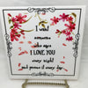 I WANT SOMEONE WHO SAYS I LOVE YOU Wall Art Ceramic Tile Sign LOVE Gift Home Decor Positive Saying {{ JAMsCraftCloset }}