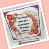 LIFE OFFERS SECOND CHANCE Wall Art Ceramic Tile Sign LOVE Gift Home Decor Positive Saying {{ JAMsCraftCloset }}
