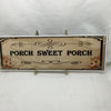 PORCH SWEET PORCH Ceramic Tile Sign Wall Art Gift Idea Home Decor Positive Saying Quote Repurposed Upcycled {{ JAMsCraftCloset }}