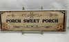 PORCH SWEET PORCH Ceramic Tile Sign Wall Art Gift Idea Home Decor Positive Saying Quote Repurposed Upcycled {{ JAMsCraftCloset }}