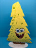 SpongeBob SquarePants Metal Christmas Tree With Glitter Nickelodeon c. 2011 JAMsCraftCloset