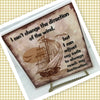 I CANT CHANGE THE DIRECTION OF THE WIND Wall Art Ceramic Tile Sign Gift Home Decor Positive Saying Affirmation {{ JAMsCraftCloset }}