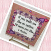 IF YOU TREAT ME LIKE AN OPTION Wall Art Ceramic Tile Sign Gift Home Decor Positive Saying Affirmation {{ JAMsCraftCloset }}