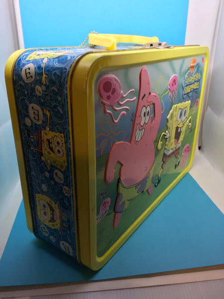 SpongeBob SquarePants HUGE 14x9x4 Viacom Lunch Box c. 2005