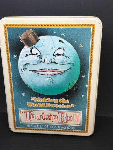 Tin Vintage Rectangle Tootsie Roll Advertising Tin Collectible Home Decor Gift Idea JAMsCraftCloset