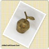 Bell Solid Brass APPLE Teacher Classroom Bell Gift Idea {{ JAMsCraftCloset }}