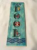 CATCH ME IN THE POOL Handmade Upcycled Ceramic Tile Pool Sign Wall Art Home Decor {{ JAMsCraftCloset }}