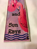 POOL DAYS AND SUN RAYS Handmade Upcycled Ceramic Tile Pool Sign Wall Art Home Decor Gift Idea {{ JAMsCraftCloset }}
