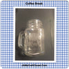 Mugs Mason Jar Hand Etched COFFEE BREAK With Heart on Handle {{ JAMsCraftCloset }}