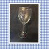 Stemware Hand Etched CHEERS! With Red Heart on Base SET OF 4 {{ JAMsCraftCloset }}