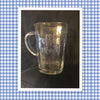 Mug Hand Etched COFFEE BREAK or GOOD MORNING With Red Heart on Handle {{ JAMsCraftCloset }}