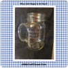 Mugs Mason Jar Hand Etched WHY LIMIT HAPPY TO AN HOUR With Heart on Handle {{ JAMsCraftCloset }}